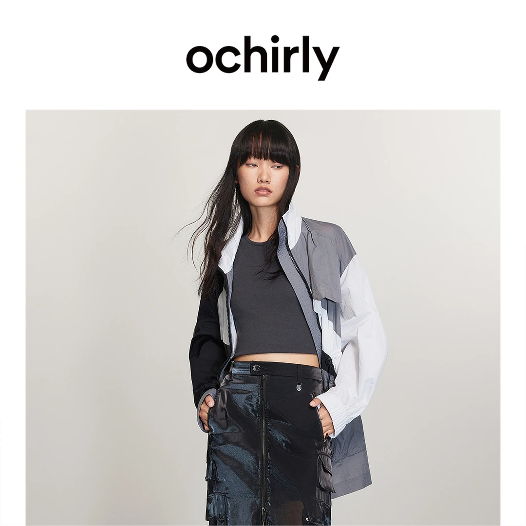 ochirly/欧时力 轻户外系列防晒衣中长款外套女新款早春休闲
