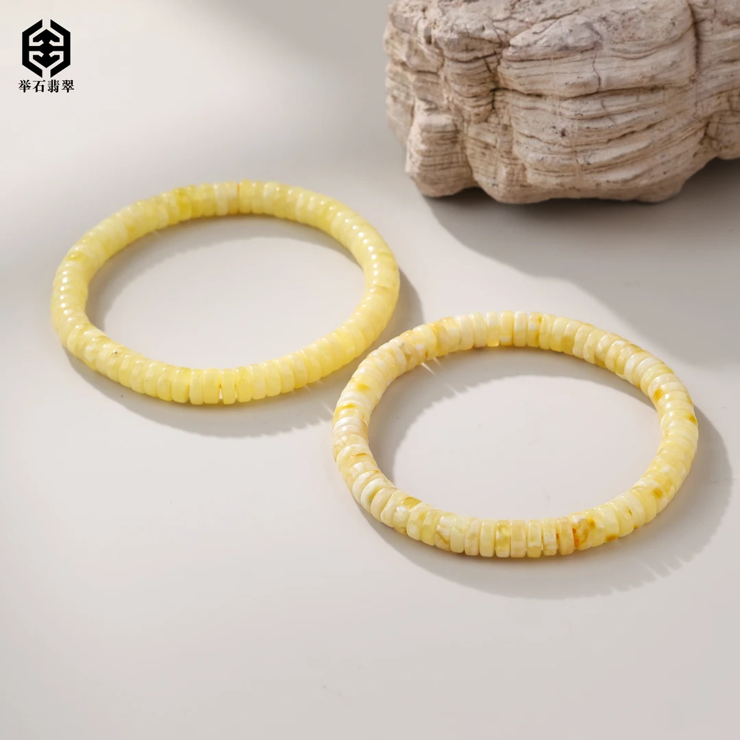【举石臻品】TH1118-127-093蜜蜡手串(一件/多样性发）I