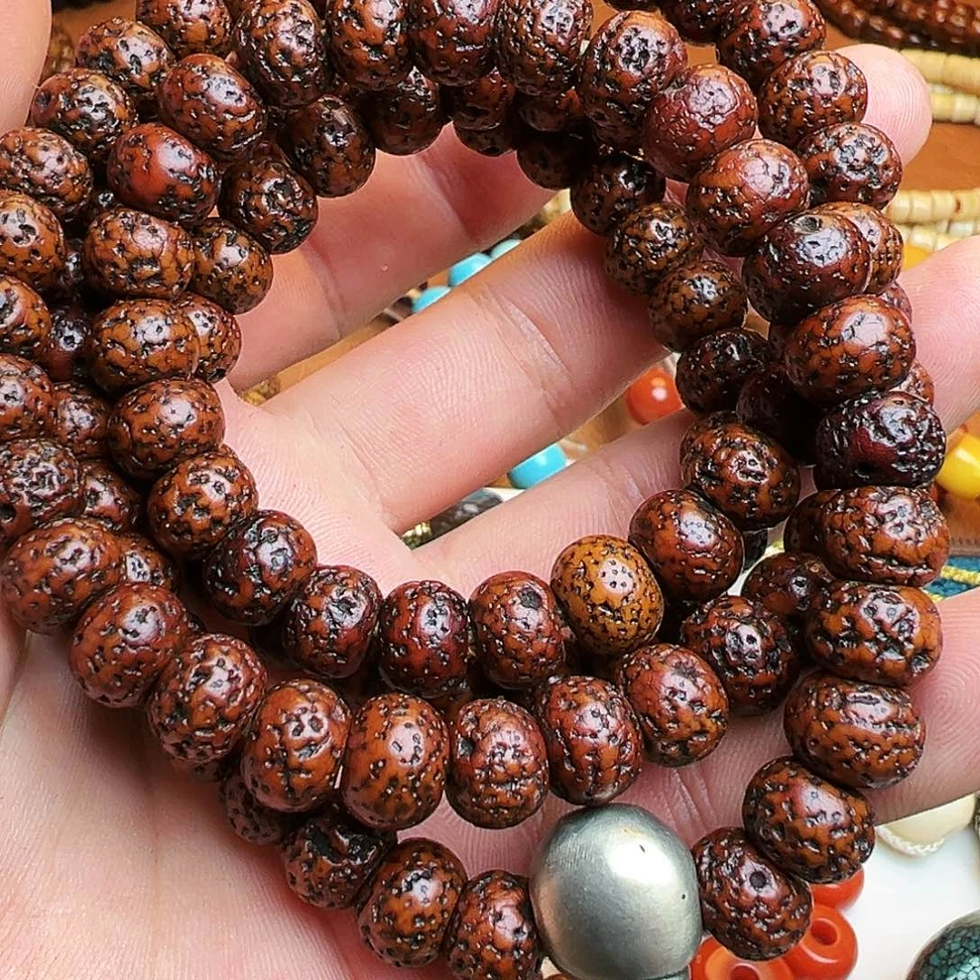 凤眼菩提吊坠手串