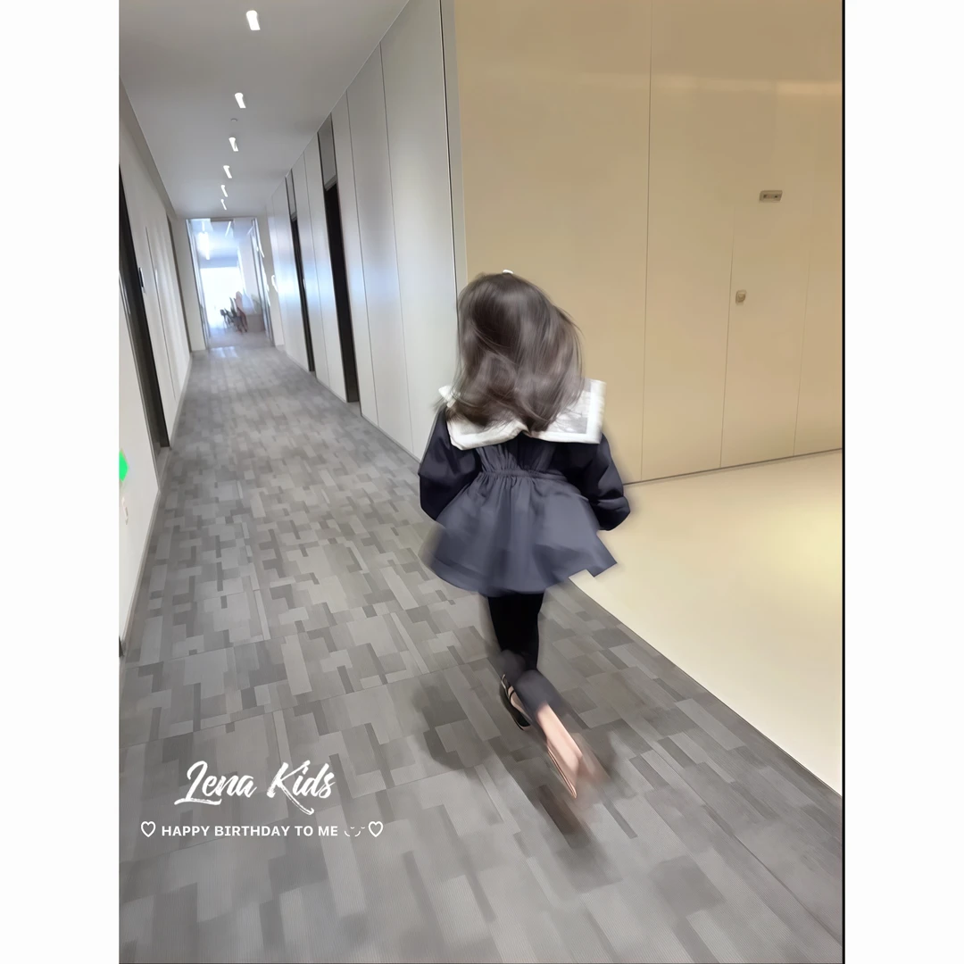 Lenakids【现货】【气质大女主收腰气质风衣】高品质洋气时髦25082203