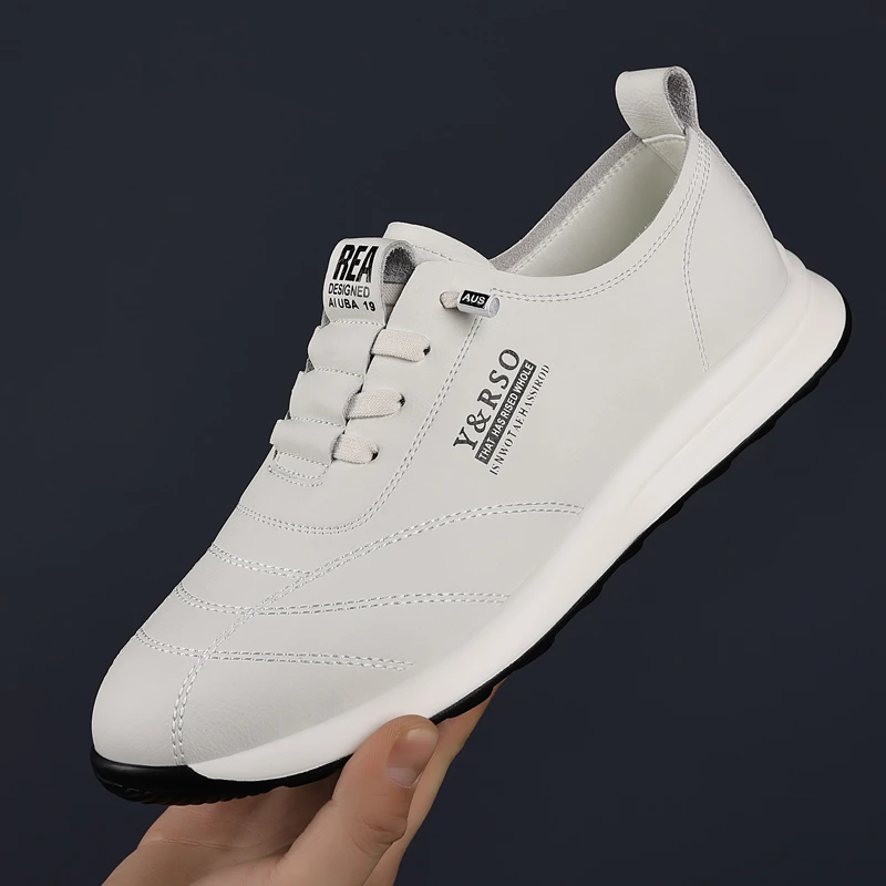 江南袋鼠新款男士时尚男鞋软底板鞋运动款休闲鞋时尚百搭皮鞋潮鞋