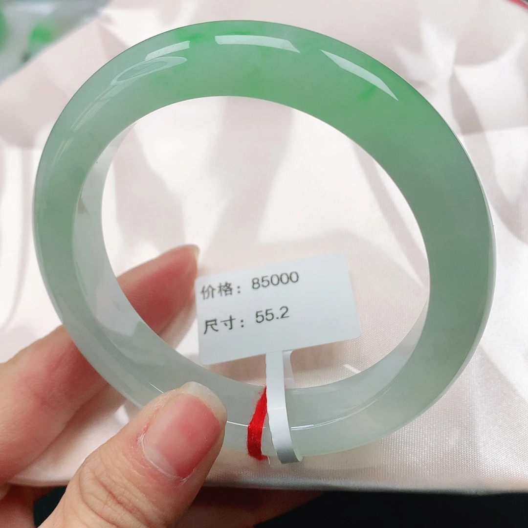 翡翠手镯未镶嵌缅甸手镯55