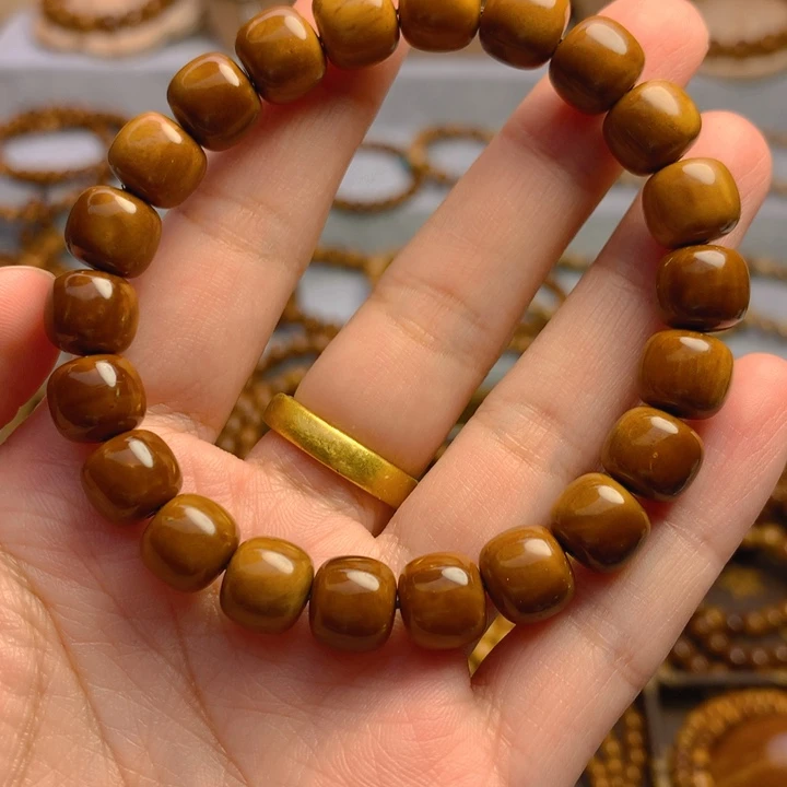 小***信果皮天然库克精挑老型卡10单圈手串