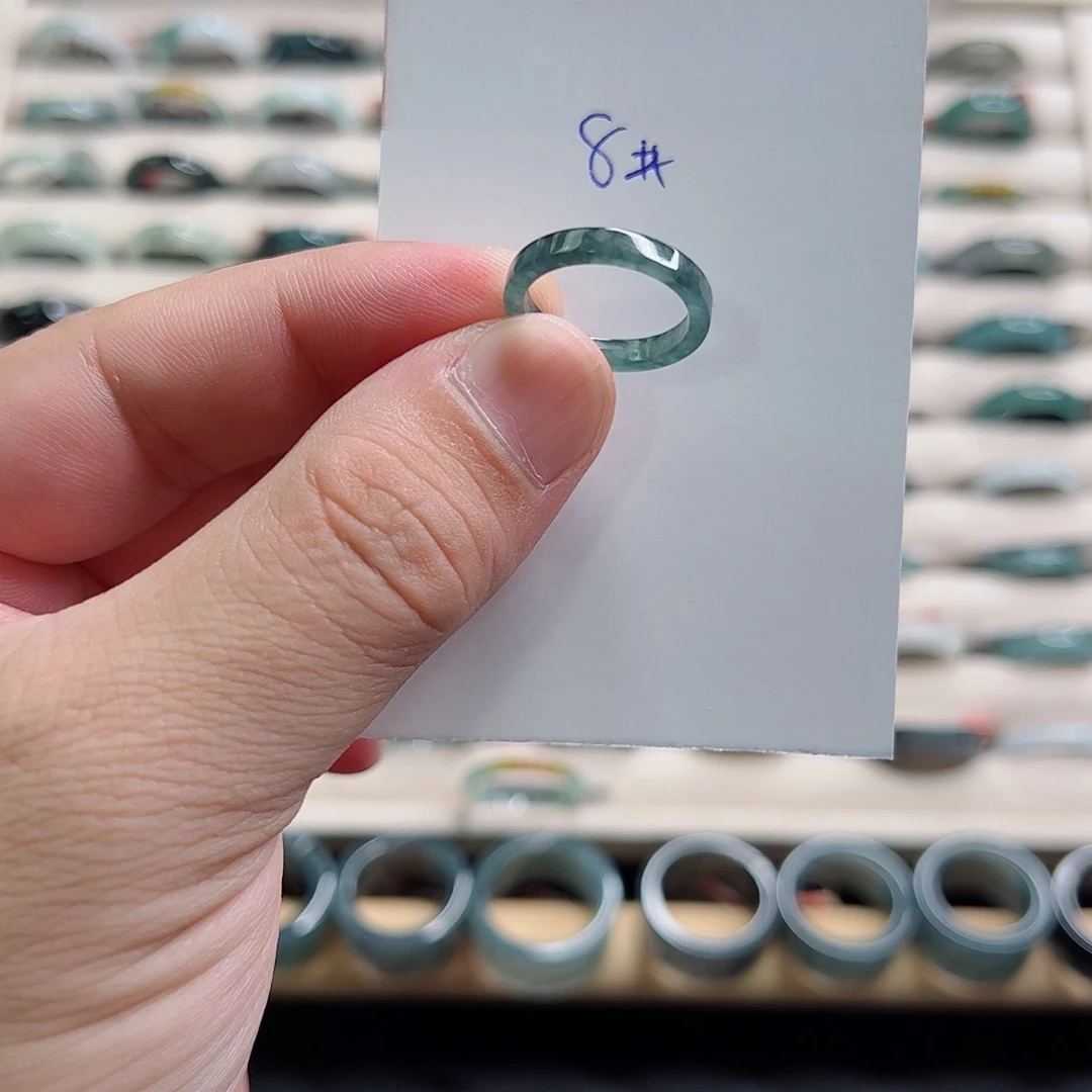 翡翠未镶嵌戒指翡翠