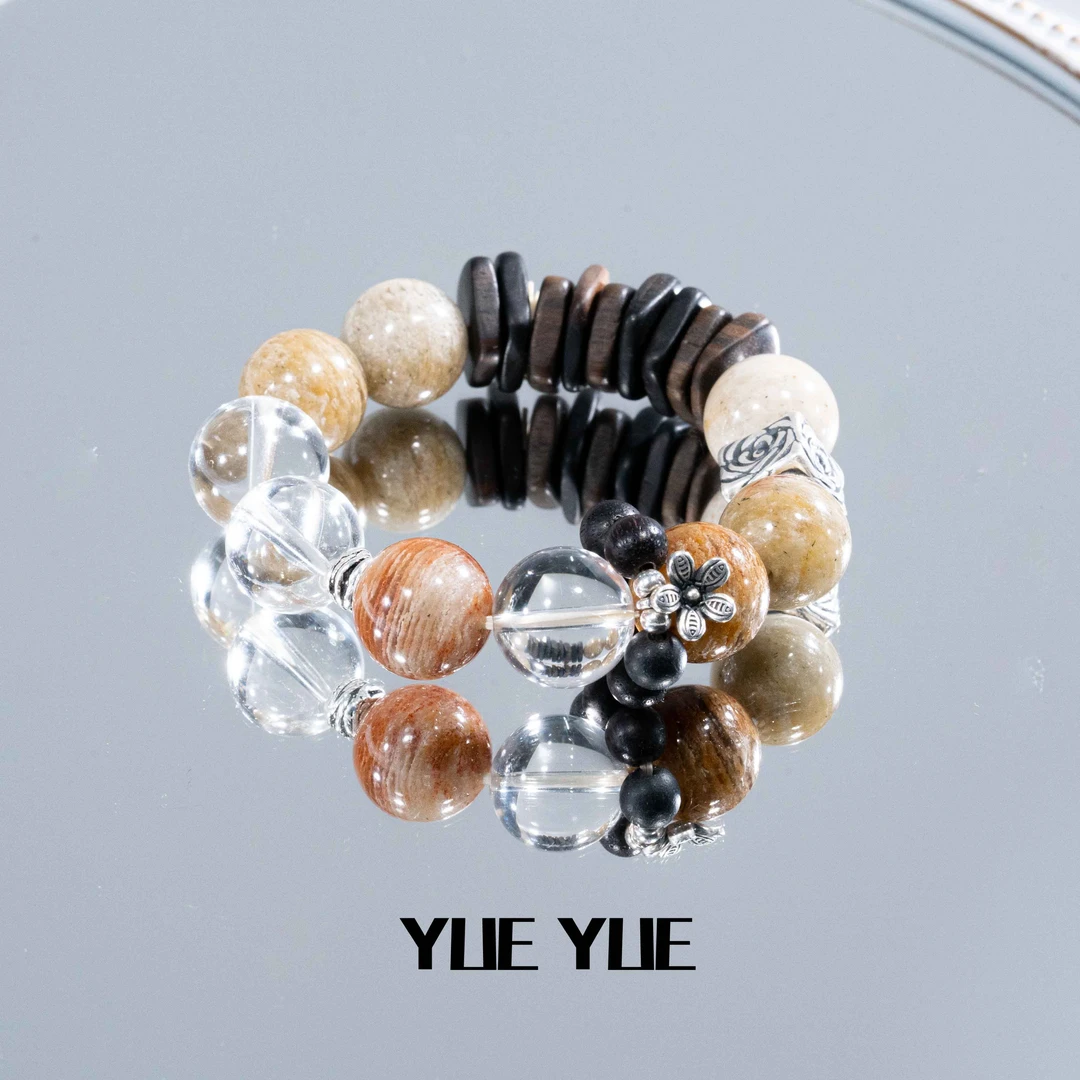 925银木质手链 月月【千层幽灵】YY893083 千层珠珠手链