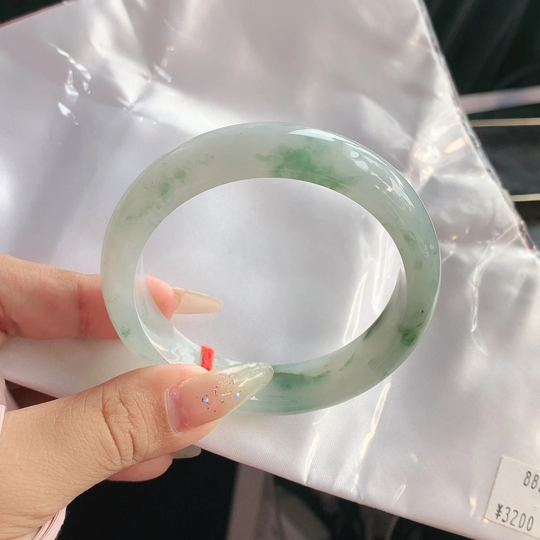 未镶嵌手镯翡翠57 天然缅甸a货翡翠2733