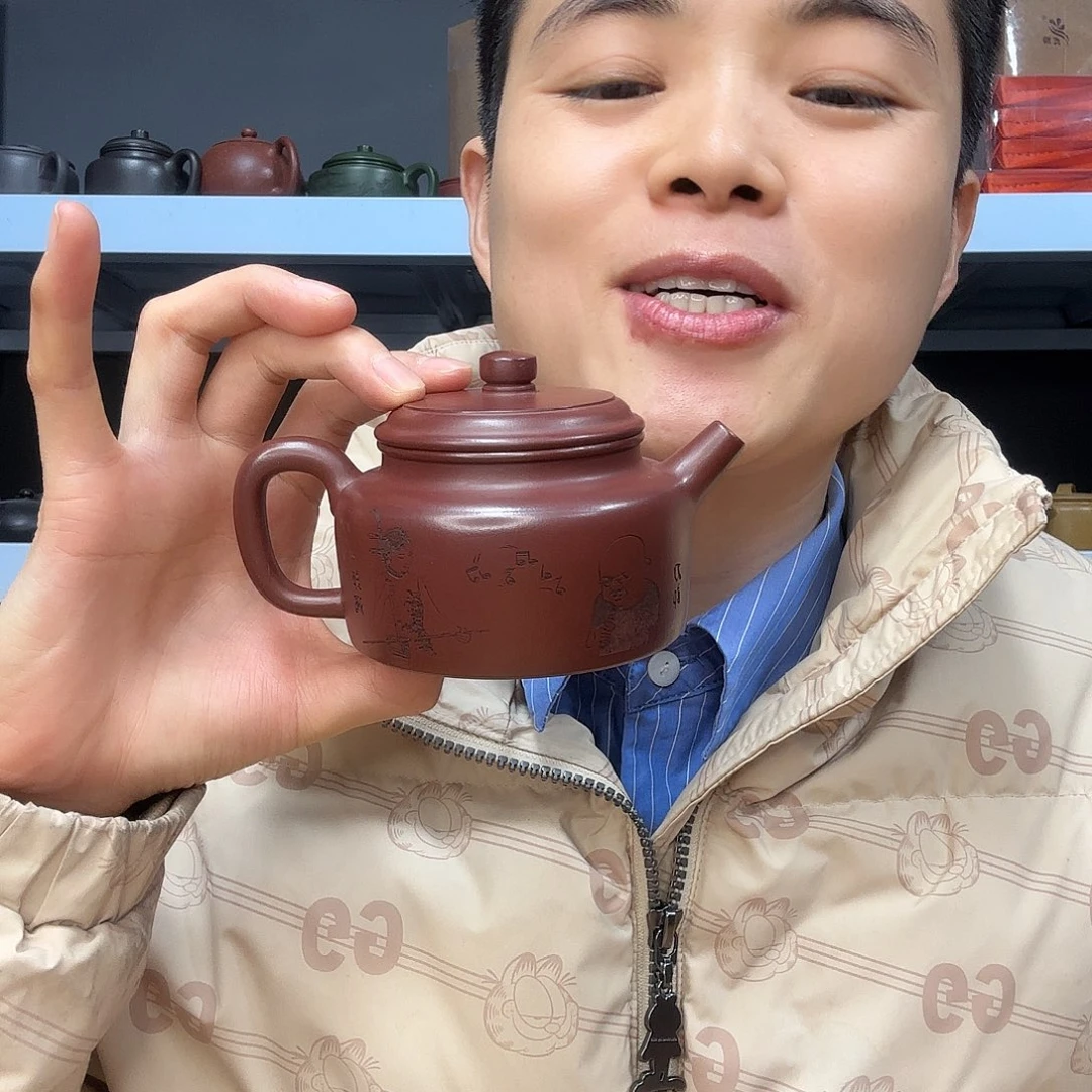 紫砂茶壶民间手艺人全手工制作