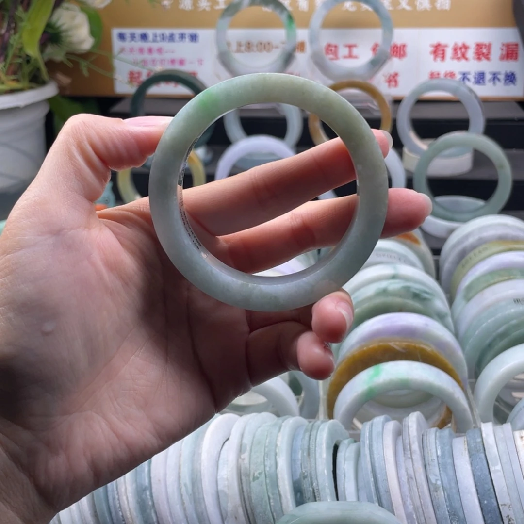 【闪购商品】未镶嵌手镯定制翡翠S****
