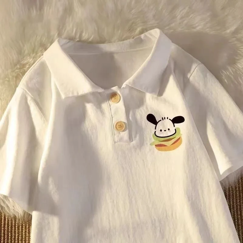 男童翻领polo衫100%纯棉短袖2025夏季童装新款女宝宝韩版百搭T恤