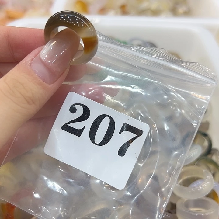 合金戒指玛瑙/玉髓207港10