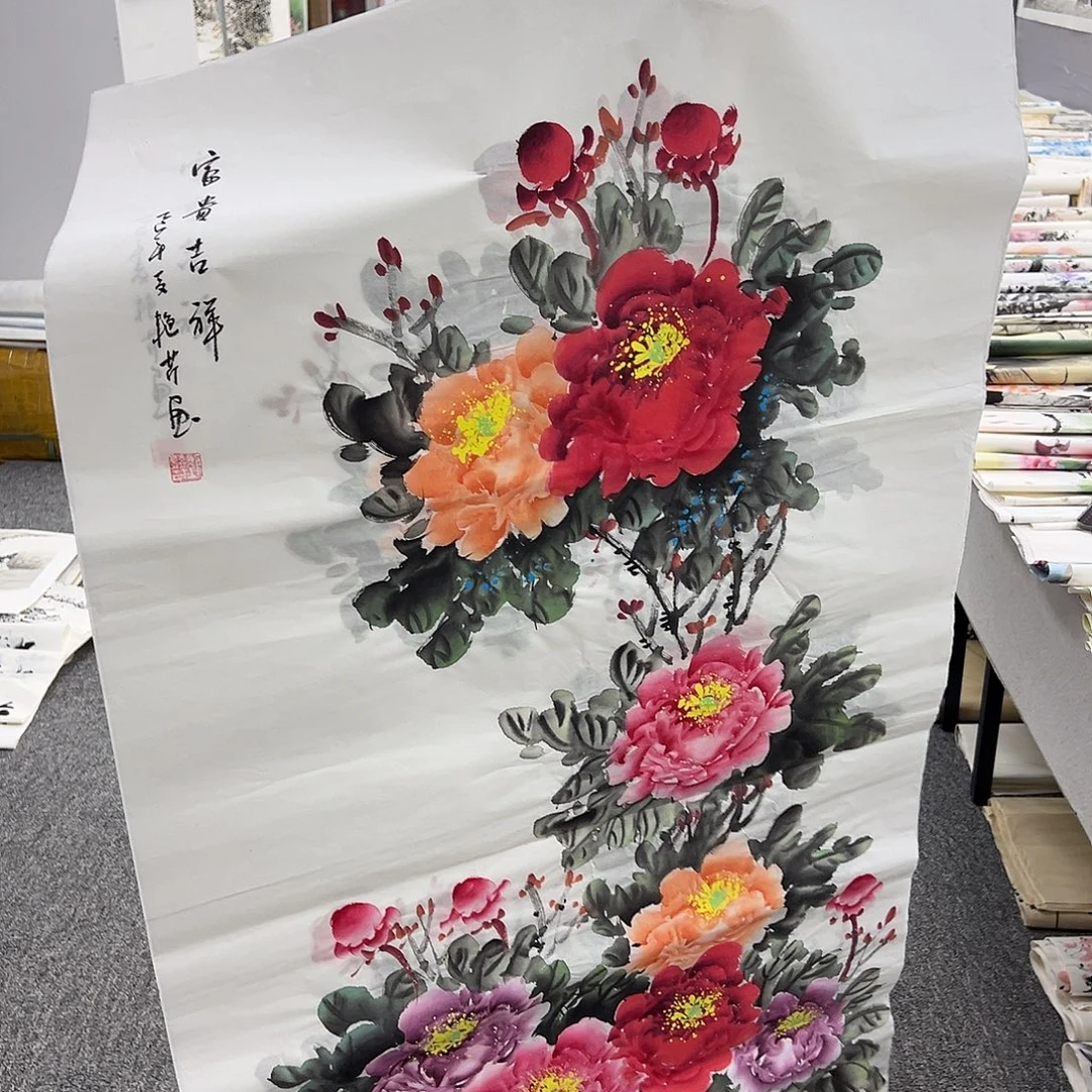 国画纯手绘字画宣纸