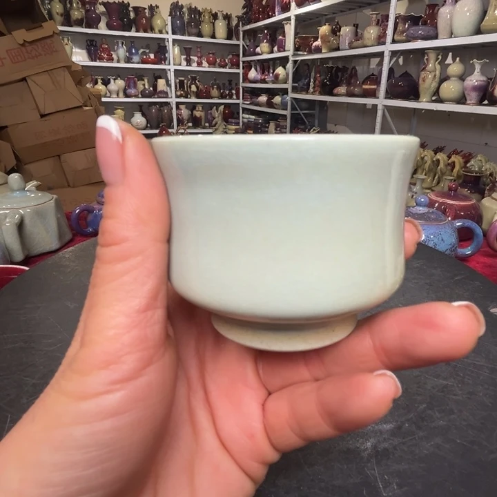 用***子瓷片牛家钧窑牛自恒老师钧瓷两个壶