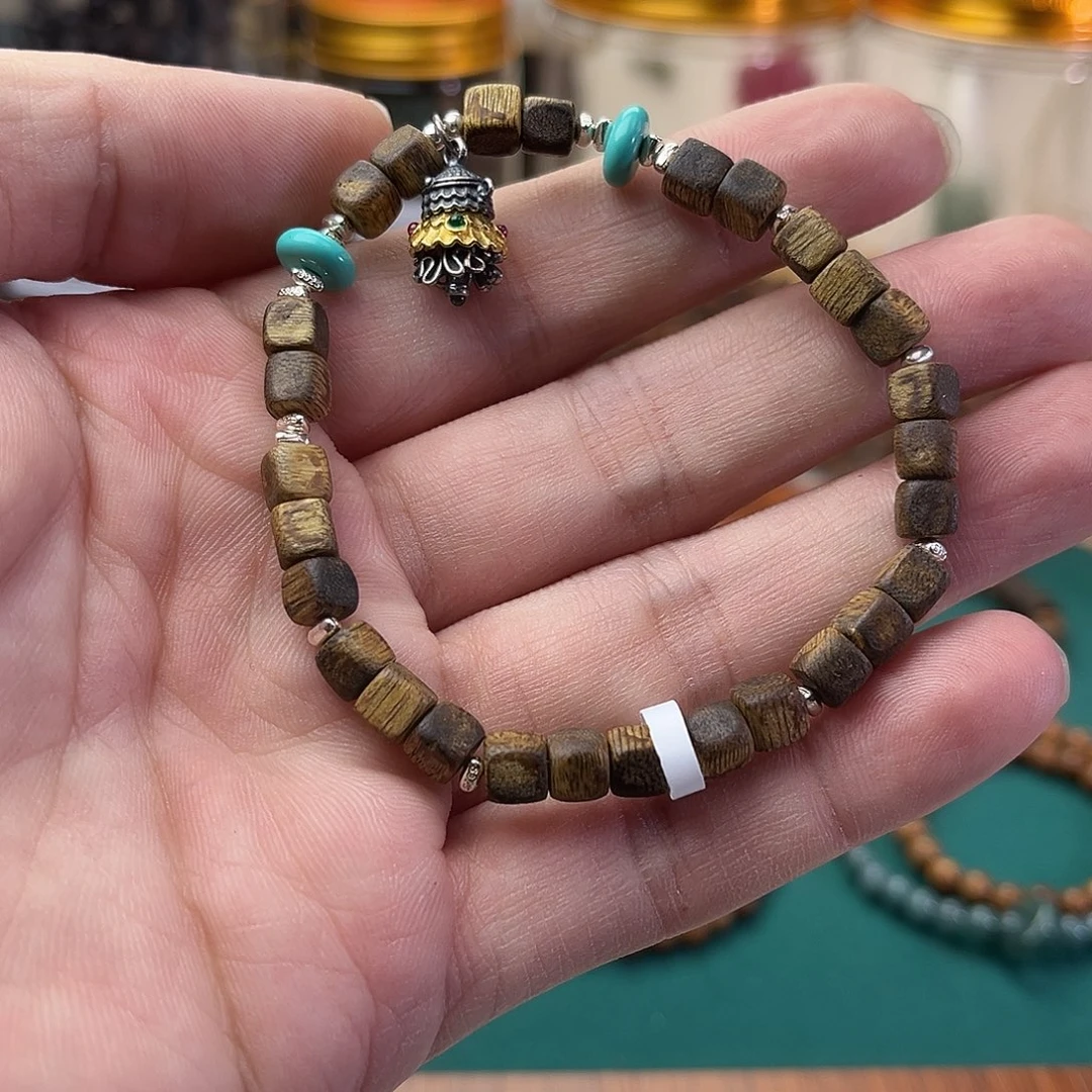 沉香木手串沉香单圈手串