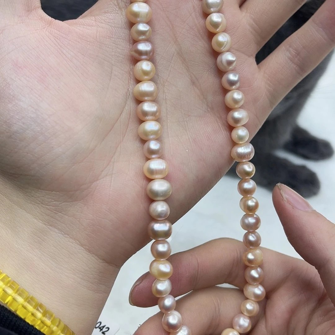 天然淡水珍珠银S925镶嵌淡水珍珠