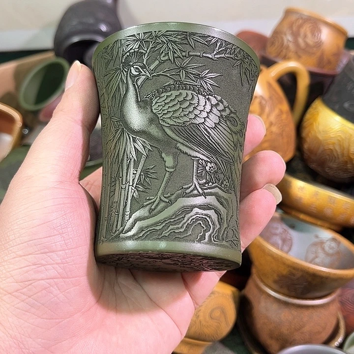茶杯紫砂全手工紫砂主人杯