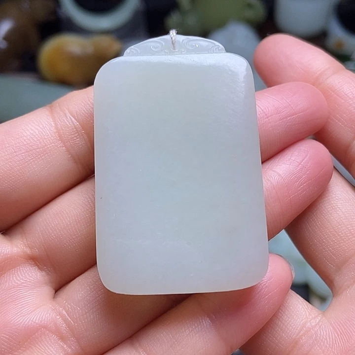 和田玉未镶嵌吊坠(不含链)