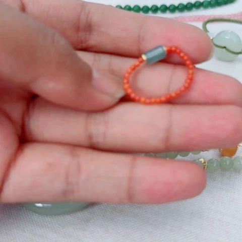 南红玛瑙未镶嵌戒指