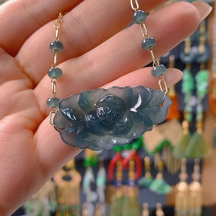 翡翠未镶嵌耳饰翡翠