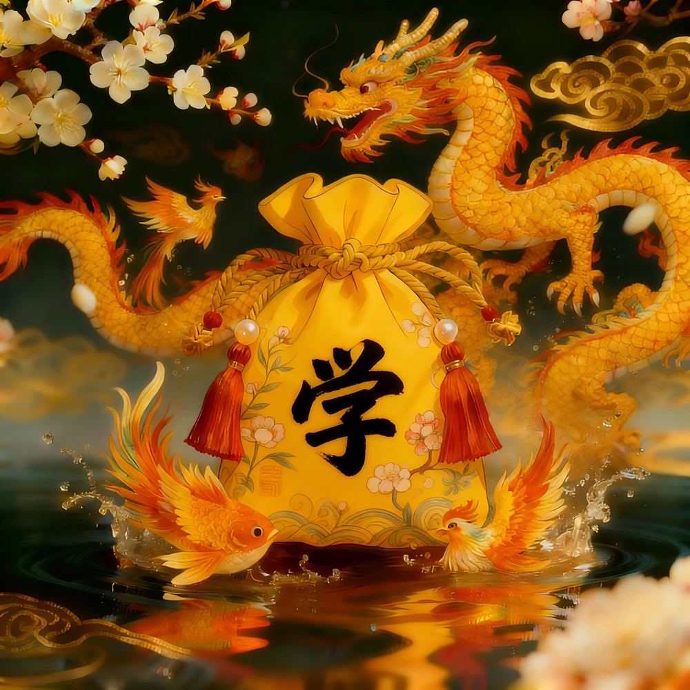 4号学学文昌【师傅推荐】生肖挂饰贴纸福卡