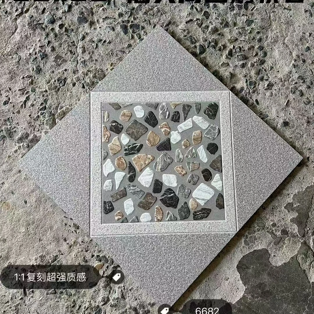 防滑耐磨鹅卵石地板砖用于洗手间浴室厕所阳台花园庭院