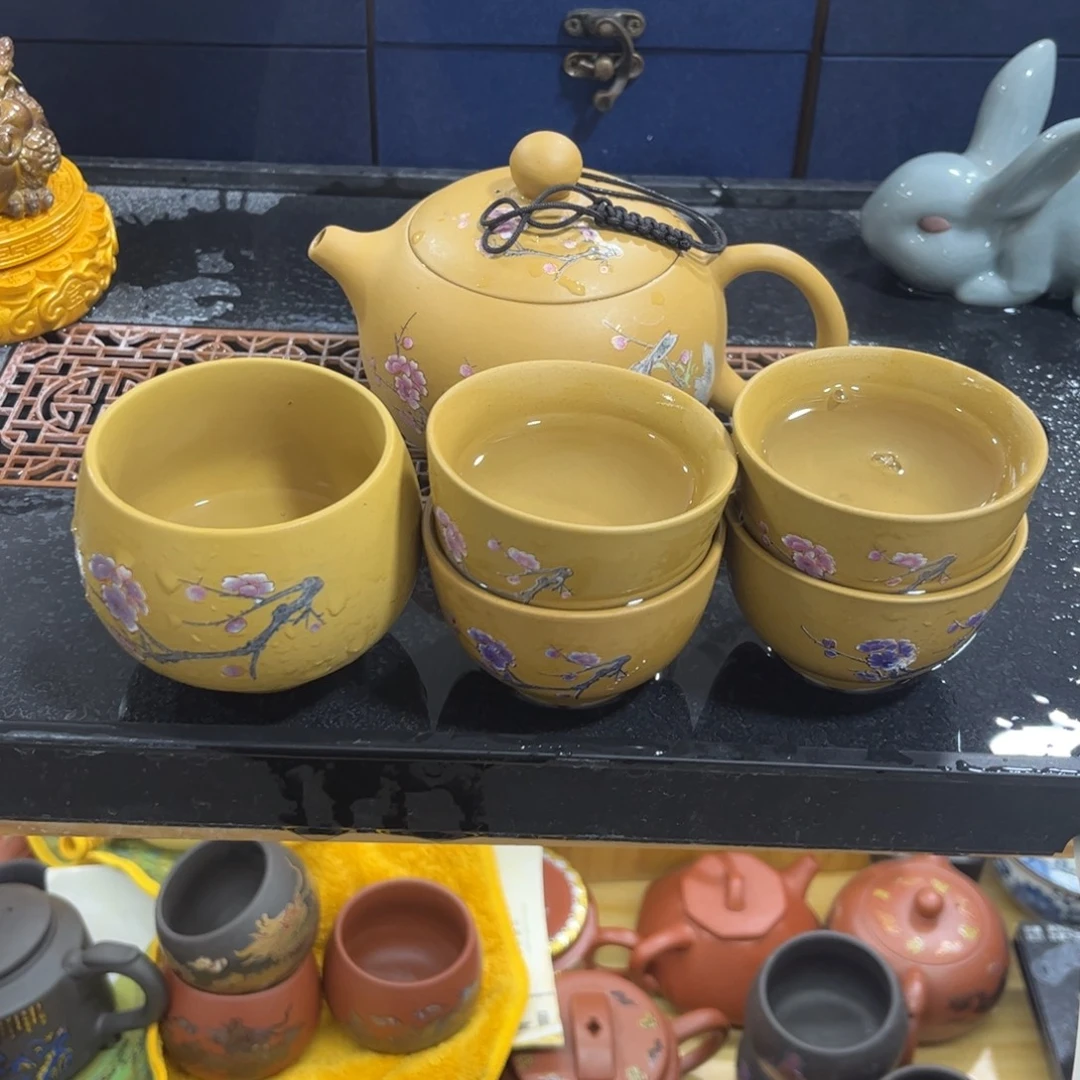 紫砂茶杯紫砂壶一壶5杯