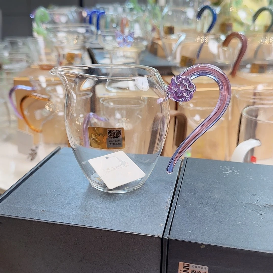 禾器浅紫色怡莲公道杯