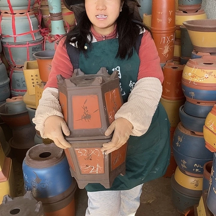 紫砂花盆紫砂花盆