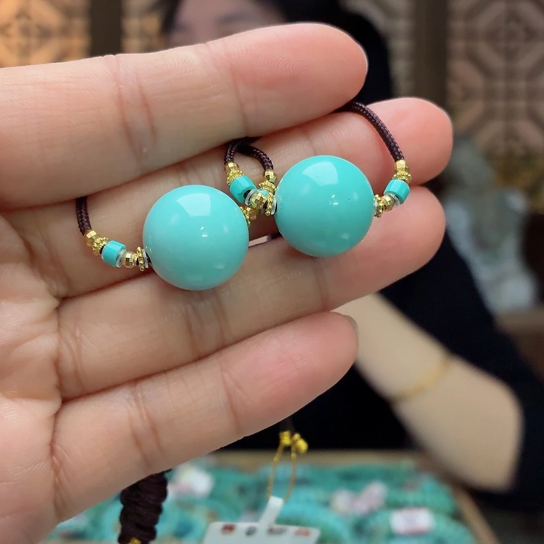 18K金镶嵌绿松石珠宝奇石莲**鱼