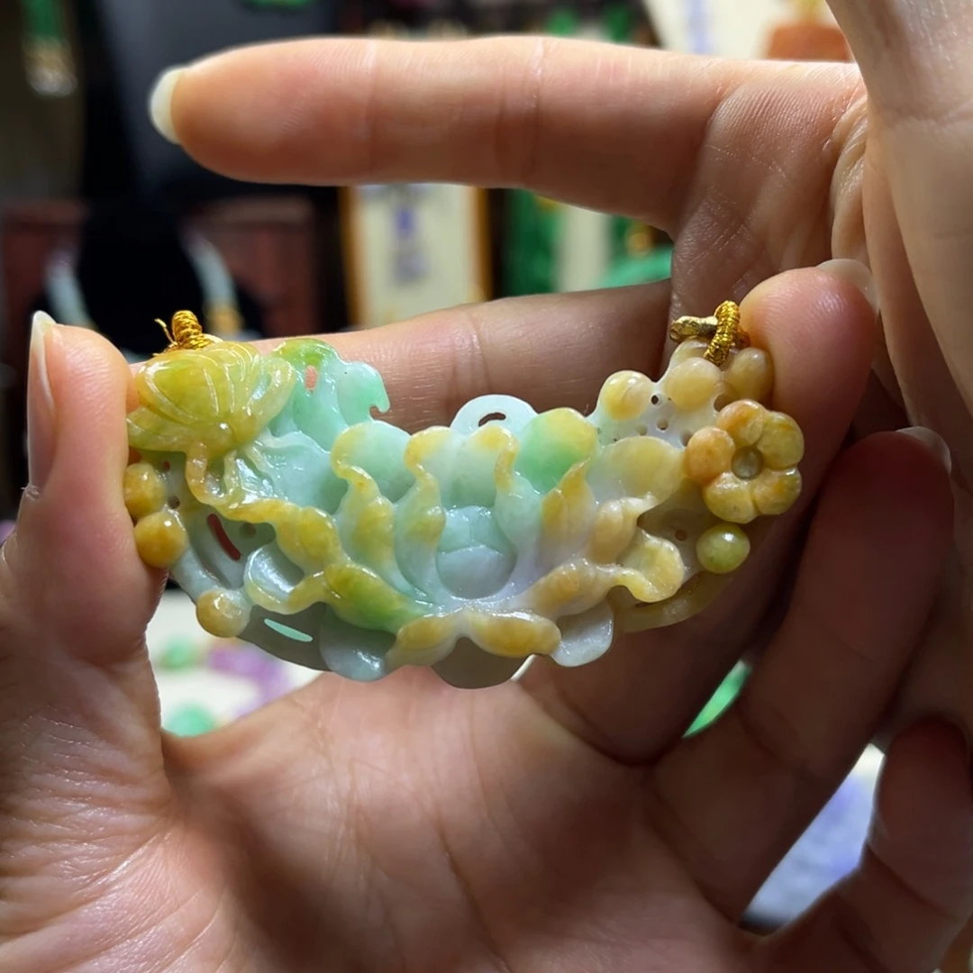 翡翠未镶嵌颈饰天然翡翠