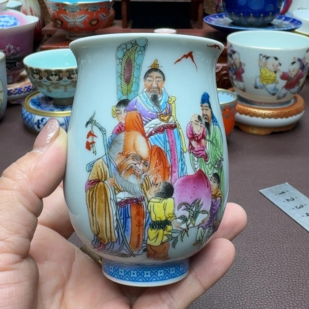瓷片景德镇仿古手工制作精品展示