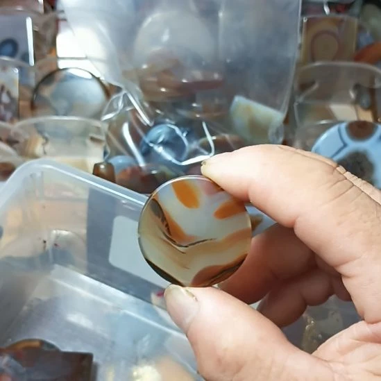 玛瑙/玉髓合金颈饰