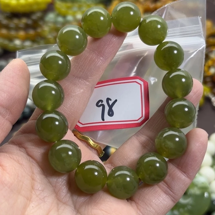 蛇纹石玉未镶嵌手链