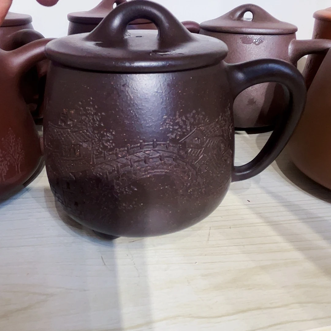 茶杯紫砂网***牵手工制作