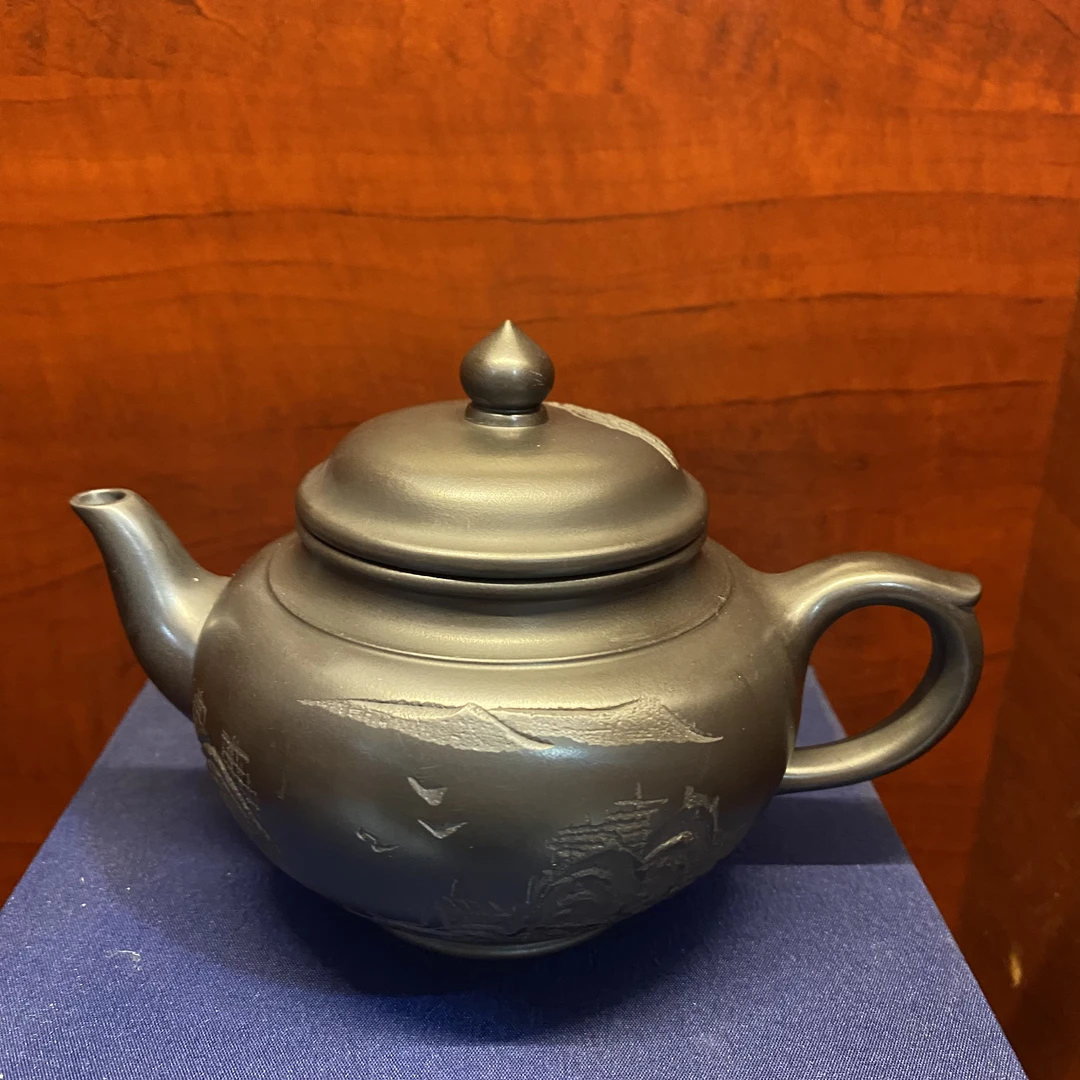 观山笑樱石黄紫砂壶【华】