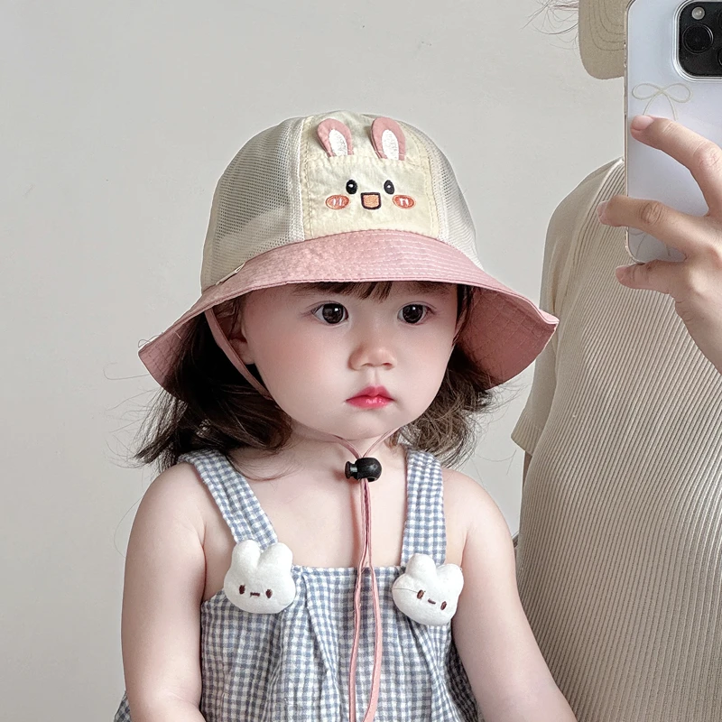 XINGDUOXIONG/星朵熊婴儿帽子夏季宝宝防晒帽遮阳帽透气渔夫帽