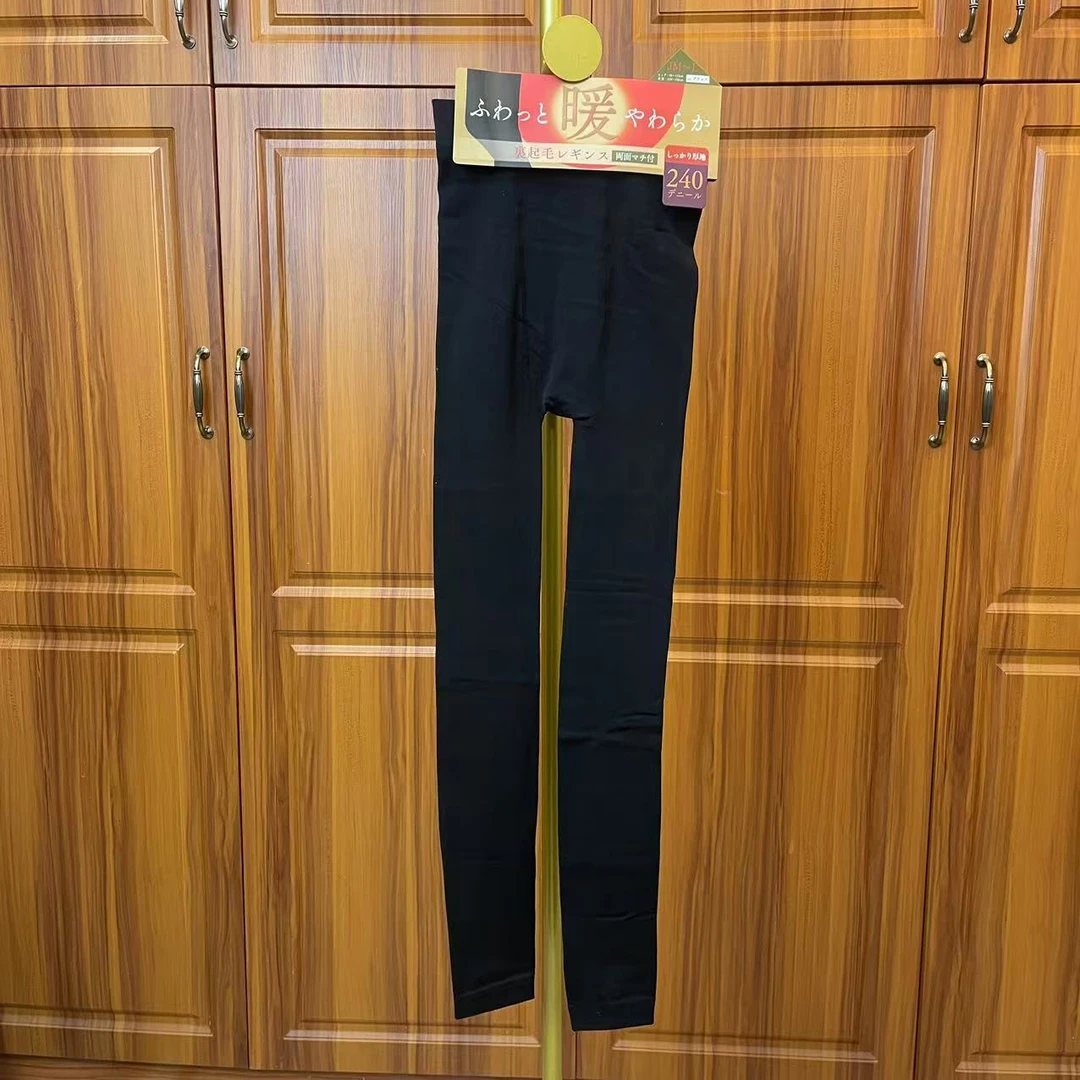 【50玫瑰服装外贸原单尾单】出口日单连脚弹力打底裤保暖舒适女裤