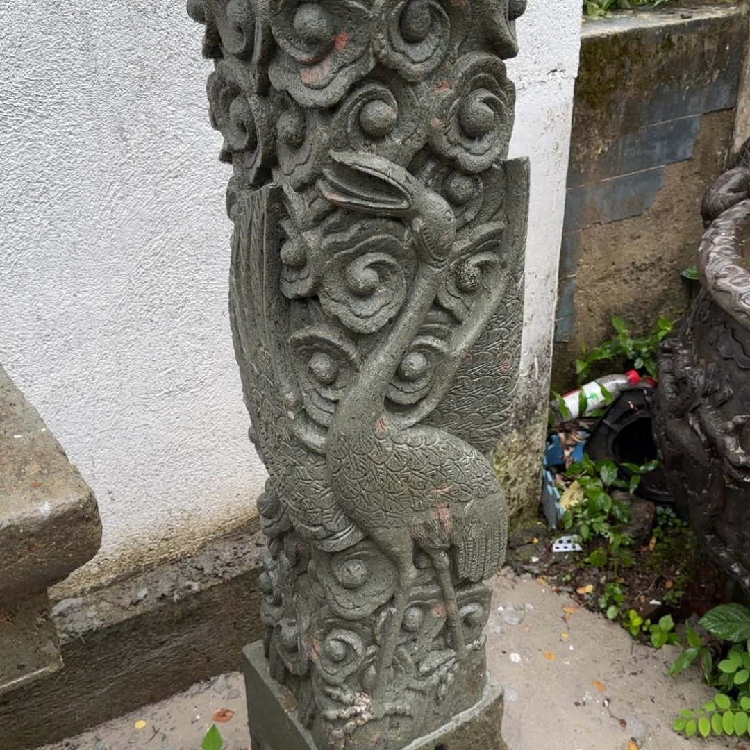 石材茶园石云柱一根