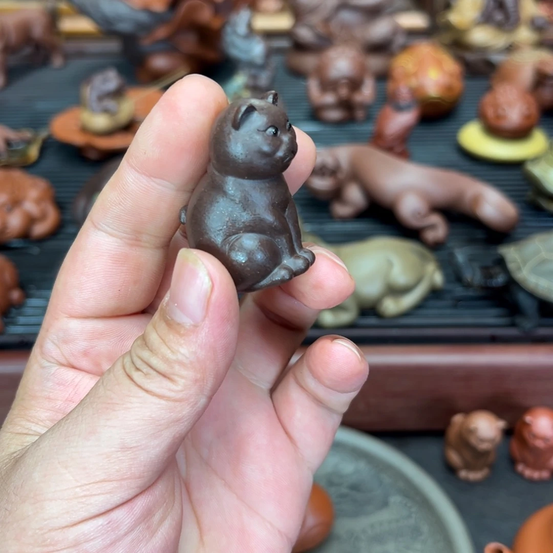 紫砂茶宠紫砂小猫