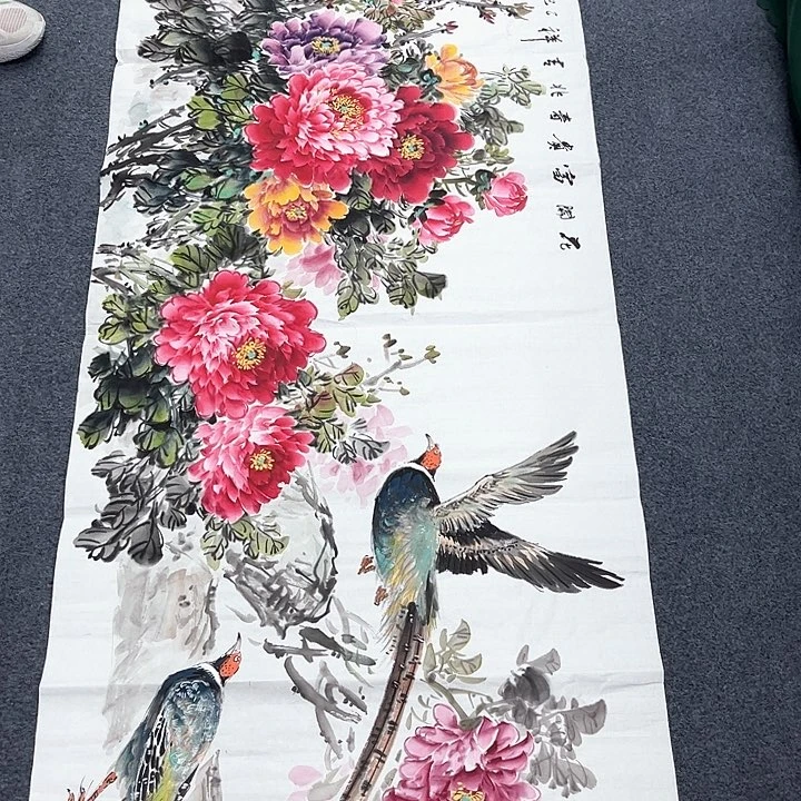 国画宣纸国画纯手绘作品大放漏