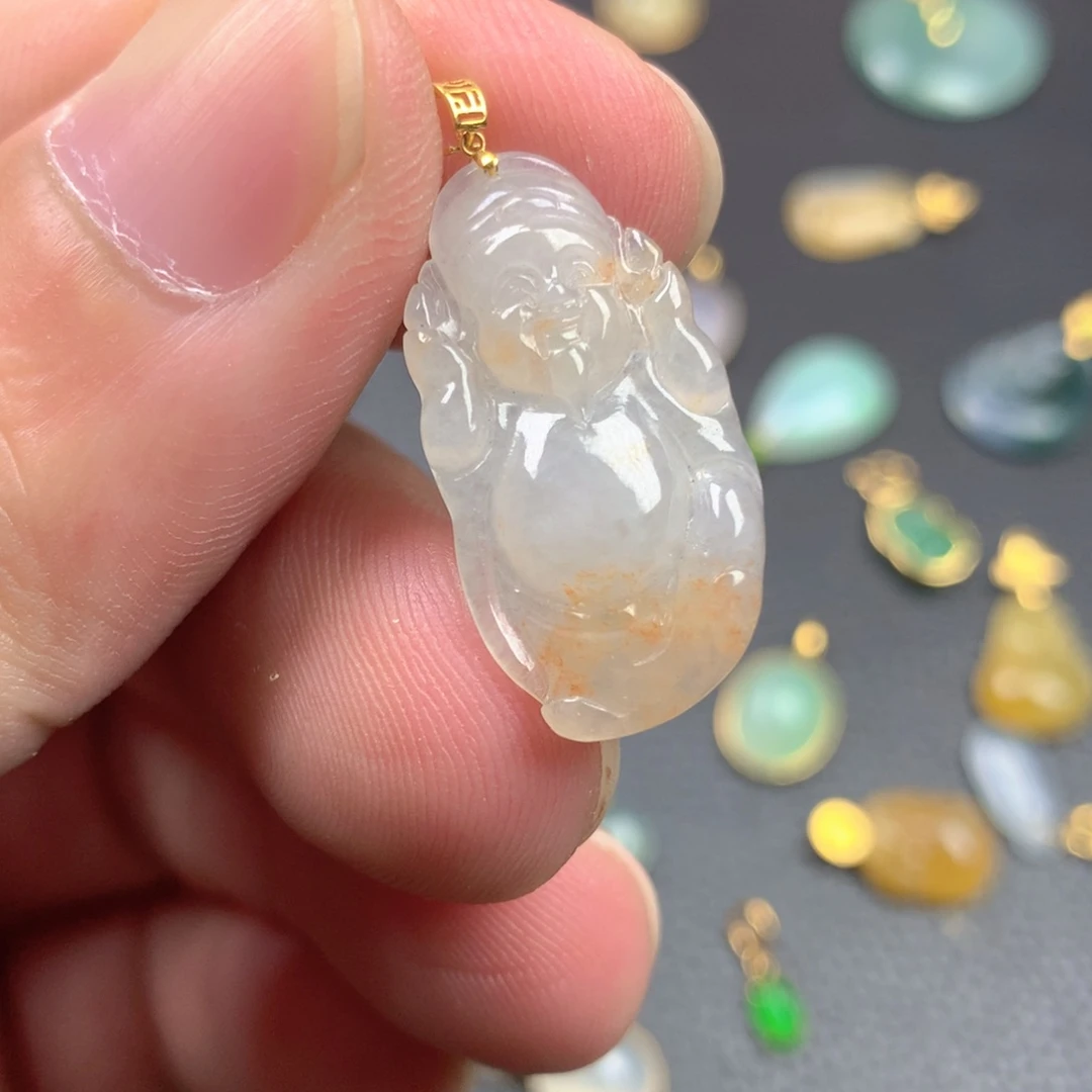 【闪购商品】颈饰18K金镶嵌翡翠翡翠