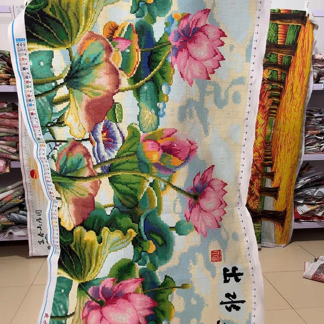 棉十字绣成品出售