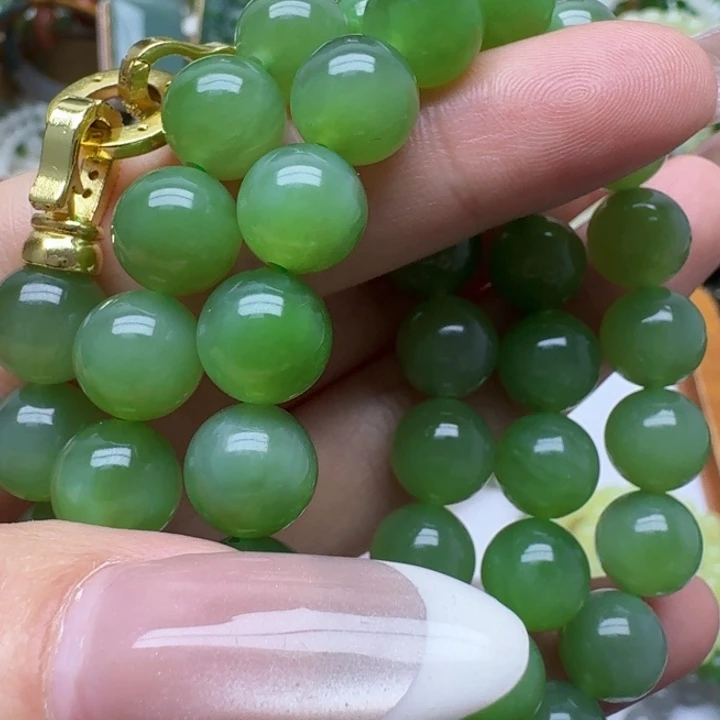 和田玉未镶嵌手链