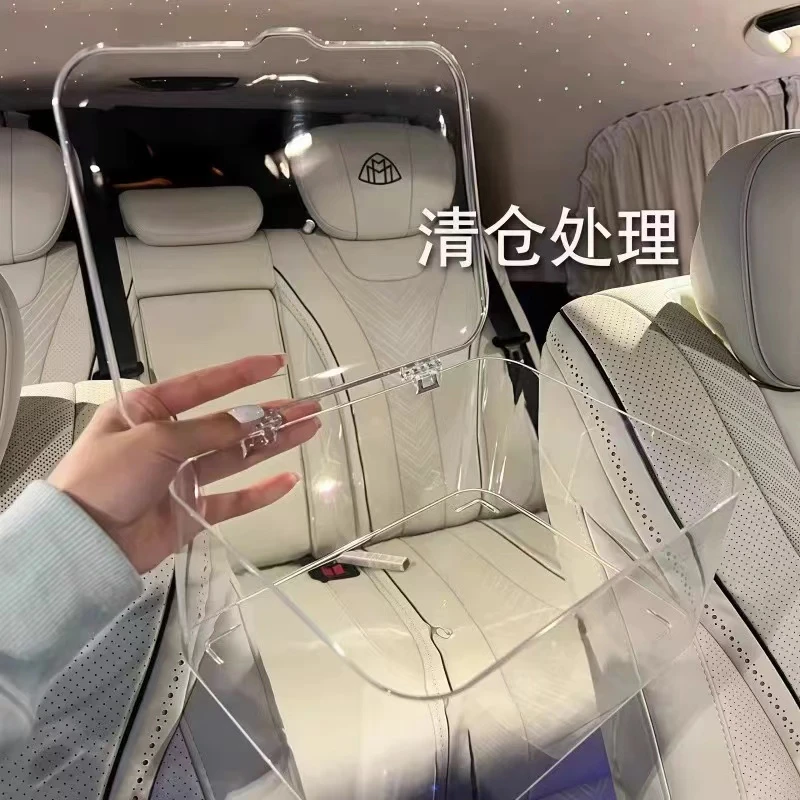 【福利补贴】翻盖式桌面收纳盒透明亚克力防尘整理盒宿舍带盖收纳盒