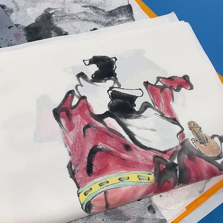国画今天早上国画作品欣赏