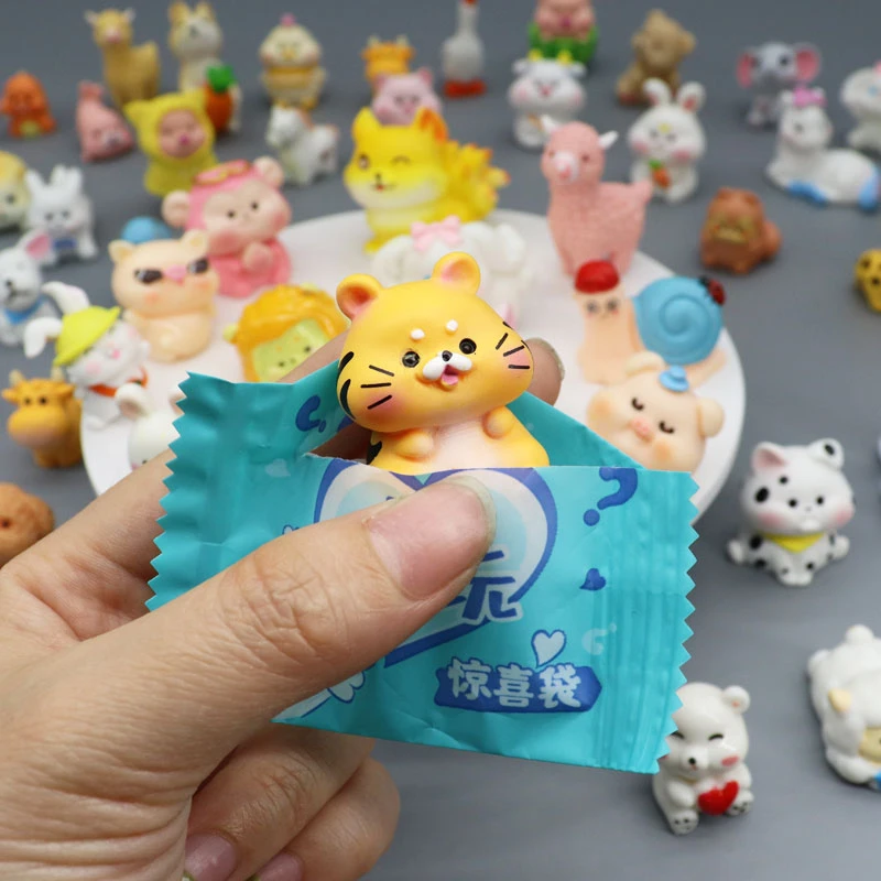 迷你盲袋小礼物六一奖励礼品小学生幼儿园动物模型盲盒摆件