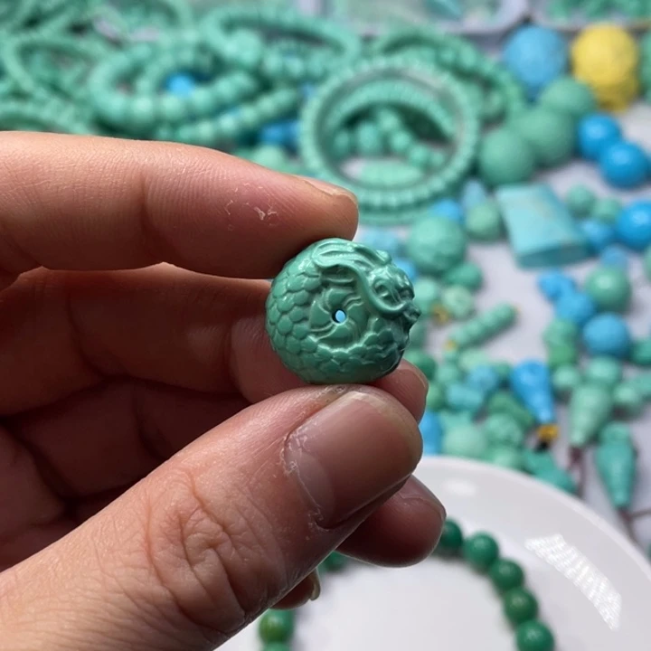 非金属卡19.7绿色龙扣