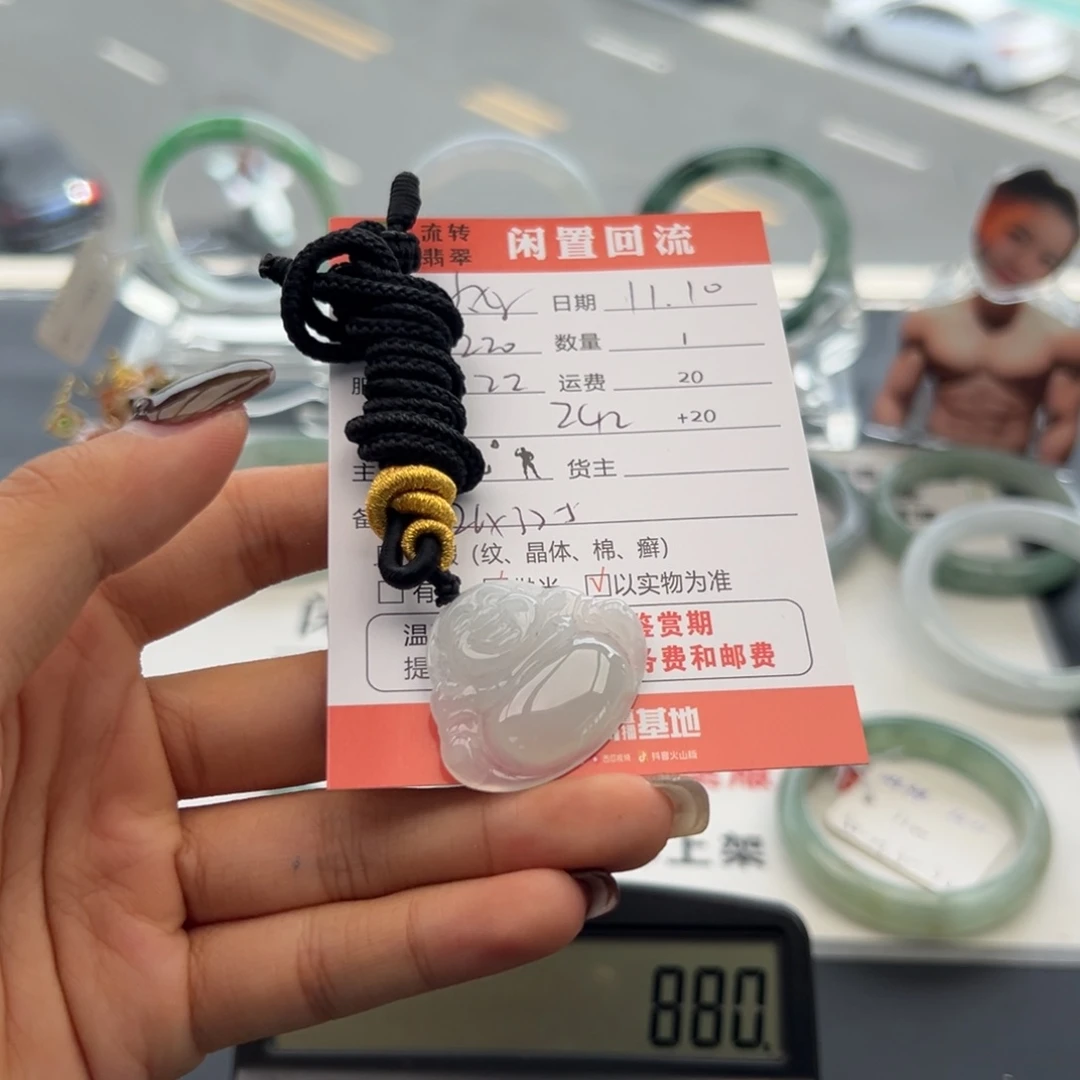 颈饰未镶嵌翡翠H****a