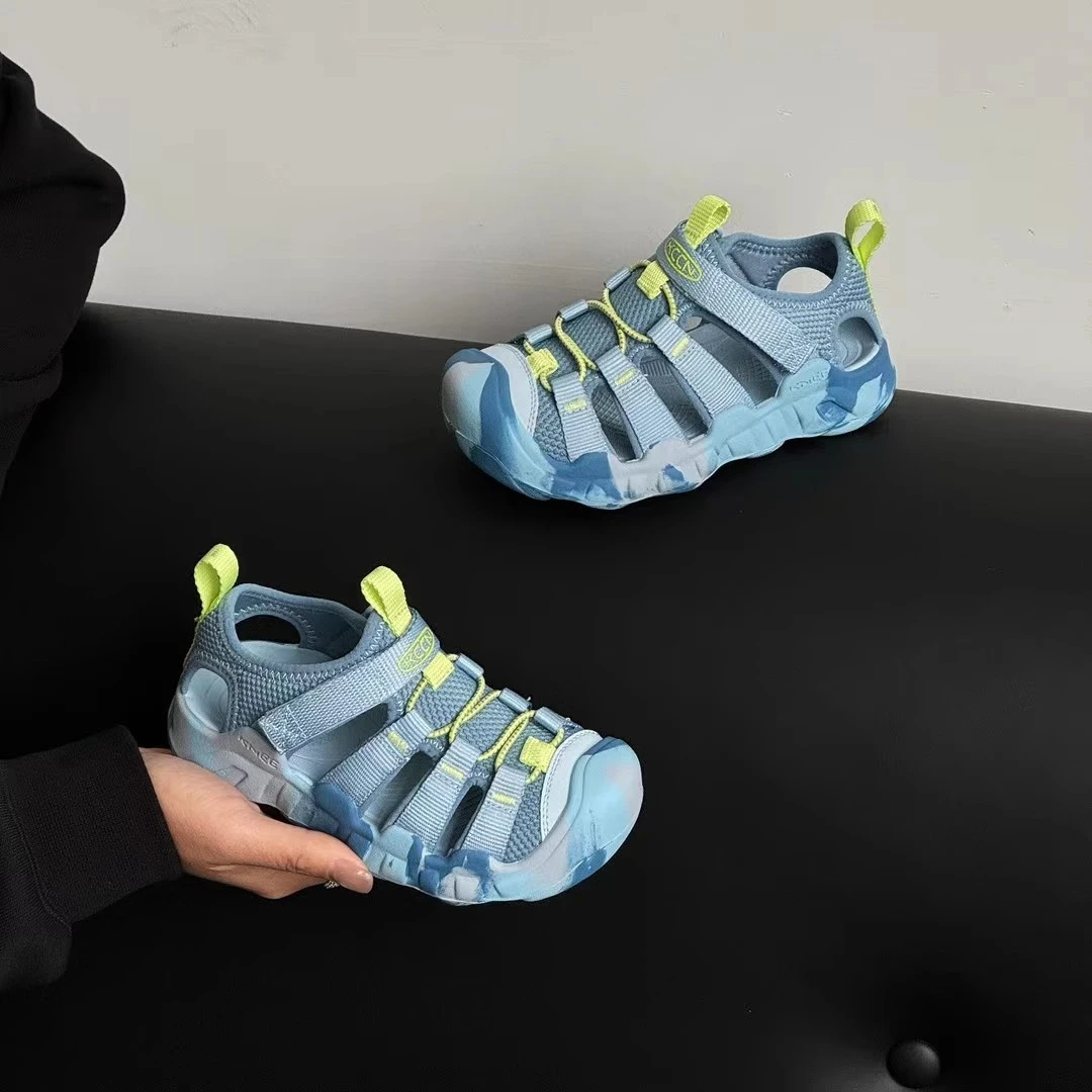 儿童凉鞋2025夏季男童涉水沙滩鞋包头防滑女童溯溪鞋