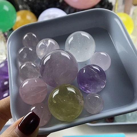 水晶珠宝半成品未镶嵌捡***宝水晶1号