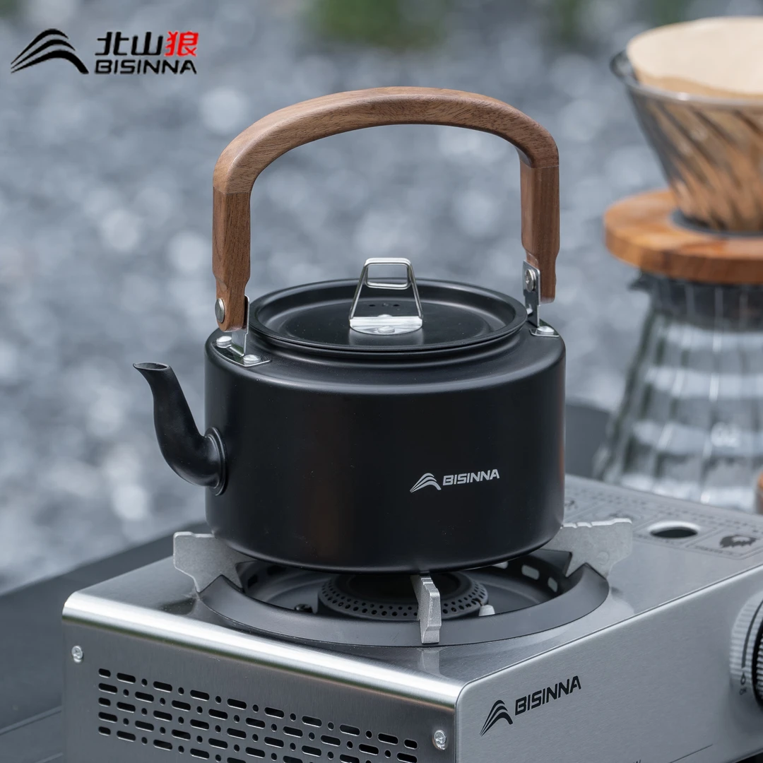 北山狼铝合金水壶户外露营烧水壶家用野营炉具野炊煮水喝茶壶便捷